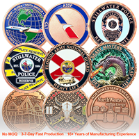Pièce de monnaie en cuivre personnalisée de 1 oz avec estampage d'usine en relief 3D, souvenirs commémoratifs, pièces de collection en cuivre personnalisées