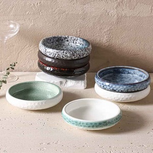 Juego de Tazones de Cerámica Rústica, Tazón de Gres Esmaltado Hecho a Mano para Ensalada, Pasta, Postre, Apto para Microondas y Lavavajillas - Product Image 5