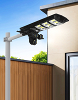 Caméra de surveillance solaire 4G sans fil haute définition pour extérieur, vision nocturne, Wi-Fi, grand angle, alarme intelligente, IP66, pour route