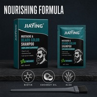 Crème colorante permanente pour barbe et cheveux HALAL 30ml*3, qualité supérieure, formule à base de plantes sans ammoniaque, couvre les cheveux gris pour tous types de cheveux