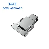 NRH 5806-52ตัวล็อคแบบสลับโลหะ,ตัวล็อคกลอนแบบ Hasp สำหรับตู้อุตสาหกรรมสลักกลอนโลหะสลักล็อคตู้กลางแจ้ง/ตะขอประตูสปริงสำหรับตู้