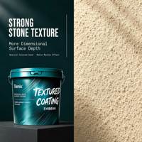 Peinture murale extérieure effet marbre réaliste, texture pierre granit, revêtement liquide imperméable longue durée