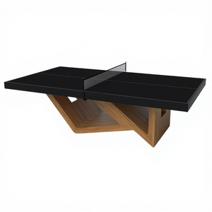 <span class=keywords><strong>Table</strong></span> <span class=keywords><strong>de</strong></span> <span class=keywords><strong>ping</strong></span>-pong moderne en bois massif, mobile, OEM ODM, taille personnalisée, durable, pour la maison, le bureau, la villa, les jeux <span class=keywords><strong>de</strong></span> loisirs en intérieur - Product Image 1