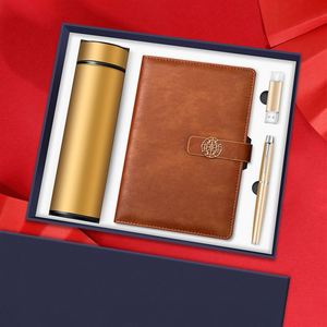 Carnet PU de haute qualité et stylo bouteille d'eau à écran LCD coffret cadeau d'entreprise de luxe avec logo personnalisé/ - Product Image 2