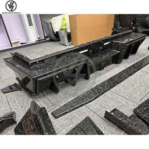 Kit carrosserie MSY Style pour Tesla Cybertruck en fibre de carbone sèche : lèvre avant, bas de caisse, diffuseur arrière, éclairage de toit, boîtier de rétroviseur - Product Image 3