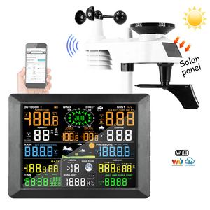 Hava İstasyonu wifi + UV indeks tipi RTS 9 in 1 büyük ekran kapalı ve WIFI bağlantısı açık hava sensörü satılık hava istasyonu - Product Image 1