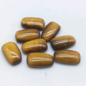 Amarillo Tigereye 16x10mm Lengua Corte Cabujón Ajuste de la joyería - Product Image 2