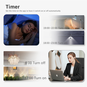 Interruttore Intelligente Wireless RF433 a 4 Canali con Sensore Touch, Pulsante a Muro per Casa Intelligente, Timer Compatibile con Tuya, Alexa e <span class=keywords><strong>Google</strong></span> Home - Product Image 5