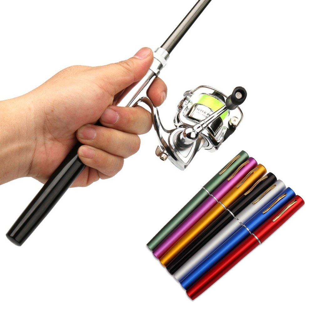 1.6M Pocket Collapsible Mini Pen Fishing Rod Reel Combo - Portable Telescopic Fishing Rod & Reel for Efficient Fishing Use 1.6M Pocket Collapsible Mini Pen Fishing Rod Reel Combo - Portable Telescopic Fishing Rod & Reel for Efficient Fishing Use