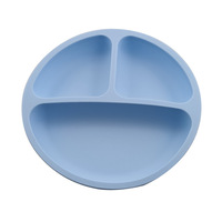 Assiette à manger en silicone pour bébé, solide, mignonne, dessin animé, vaisselle pour enfants, vaisselle d'apprentissage, bols d'alimentation pour enfants