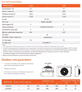 Liebert LPC 10KW 10KVA Temperature Humidity EC <b>Fan</b> Motor High-Accuracy Industrial Air Conditioning Server Room - Product Image 5