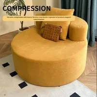 Fauteuil individuel rembourré confortable pour salon et chambre à coucher