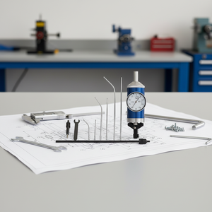 Indicador de Teste de Centramento Coaxial para Fresadora CNC 0-3mm, Ferramenta de Localização de Centro de Alta Precisão, Outras Peças de Máquinas - Product Image 2