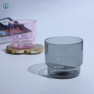 Té Beber Postre 200ml Taza irrompible de color Tazas de vidrio de borosilicato resistentes al calor - Product Image 3