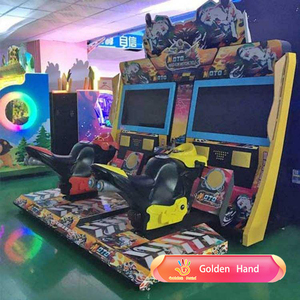 Simulateur <span class=keywords><strong>de</strong></span> course automobile 42 pouces pour 2 joueurs, <span class=keywords><strong>jeu</strong></span> vidéo <span class=keywords><strong>de</strong></span> moto d'attaque, machine <span class=keywords><strong>de</strong></span> course urbaine 220V en métal et plastique, prise en charge espagnole - Product Image 4