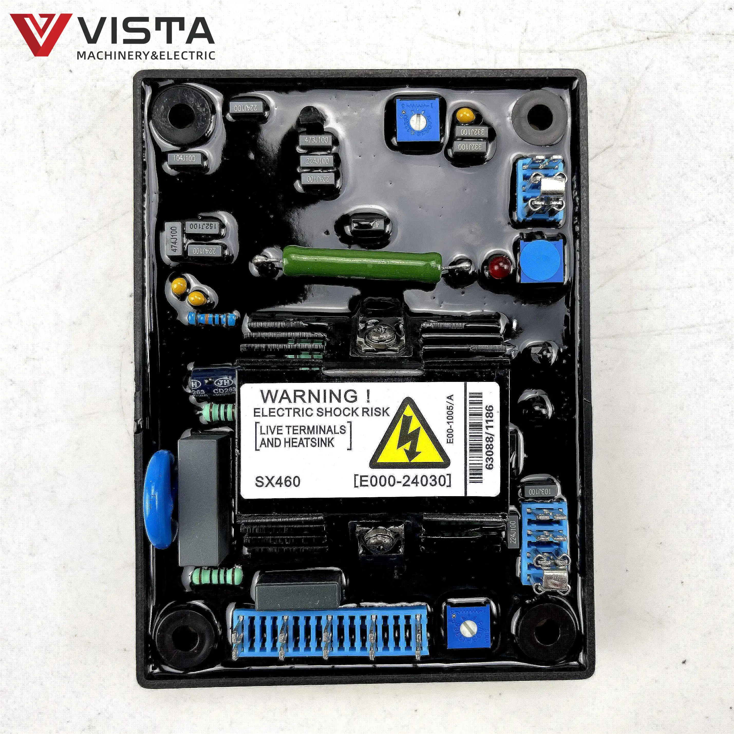 AVR Bersertifikat CE untuk Suku Cadang Generator AVR Diagram Sirkuit AVR SX460 Regulator Tegangan Otomatis