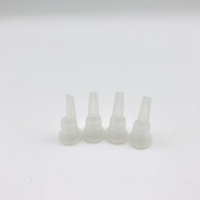 Bouchon de réduction d'orifice en plastique transparent personnalisé, bouchon anti-goutte pour flacon d'huile essentielle