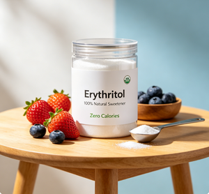Poudre d'érythritol de qualité alimentaire 99% pure, vente en gros, zéro calorie, sans arrière-goût, alternative au <span class=keywords><strong>sucre</strong></span> - Product Image 3