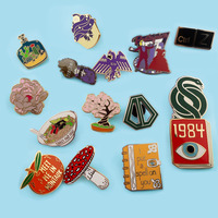 Broche en émail à thème personnalisé, épinglette en métal à motif artistique créatif, fabrication OEM, pour accessoire de mode, cadeau de collection