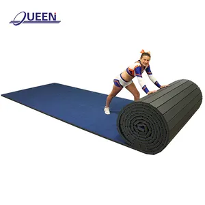 LINYIQUEEN gymnastics mats folding cheap blue manufacturer tumbling martial folding mat personalized gymnastics mats