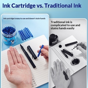 Cartouches d'<span class=keywords><strong>encre</strong></span> thermosensible Weizhuang 3,4 mm en gros pour stylos-plume – Recharges faciles à effacer pour l'écriture - Product Image 4