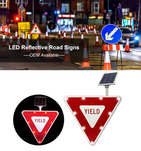 <span class=keywords><strong>Panneau</strong></span> de signalisation routière à LED solaire, <span class=keywords><strong>panneau</strong></span> d'avertissement de sécurité routière haute visibilité avec <span class=keywords><strong>panneau</strong></span> solaire pour autoroute, chantier de construction - Product Image 6