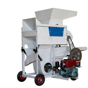Machine à décortiquer et à écraser les cacahuètes, batteuse de haricots rouges avec moteur haute efficacité 2,2 kW, garantie 2 ans - Product Image 1