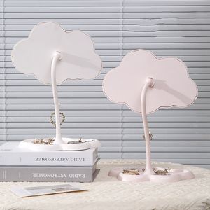 가리 핑크 구름 메이크업 거울 침실 단면 기숙사 드레싱 거울 테이블 탁상 거울 어린이 선물 - Product Image 3