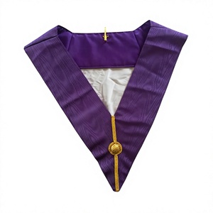 ปลอกคอสีม่วงแบบเรียบสำหรับผู้เชี่ยวชาญพิธีกรรมสก็อตติชไรต์ - Product Image 1