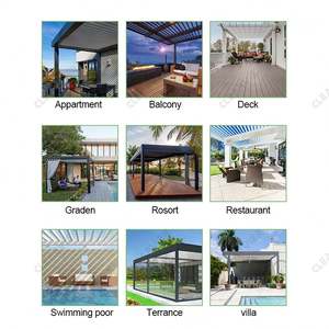 Clarview — bâche de jardin en Aluminium, couverture de haute qualité, toit en Aluminium, rétractable, motorisée, imperméable, biolimatique - Product Image 4