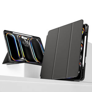 Custodia protettiva posteriore in morbido TPU con portamatite custodia per Auto Sleep swake <span class=keywords><strong>Cover</strong></span> per <span class=keywords><strong>Apple</strong></span> <span class=keywords><strong>iPad</strong></span> <span class=keywords><strong>Pro</strong></span> <span class=keywords><strong>11</strong></span>(M4) 2024 - Product Image 5