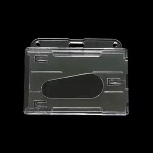 Member Transparent Hard Plastic <b>Id</b> Card Holder for School - Product Image 3