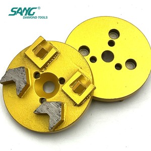 Disque de meulage de sol en béton diamanté segmenté de 3 pouces PCD avec flèche pour élimination de l'époxy Glen - Product Image 1