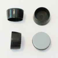 Protections de pieds de chaise en PTFE 16 mm Gris, Patins de protection faciles à glisser, Accessoires de mobilier Modèle TC16