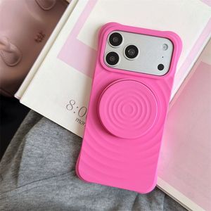 เคสซิลิโคนกันกระแทกแบบแม่เหล็กพร้อมที่จับสำหรับ iPhone 16/17 Pro Max, เคสโทรศัพท์สำหรับ iPhone 17 รุ่นผู้หญิง - Product Image 1