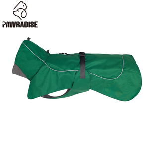 Imperméable pour <span class=keywords><strong>chien</strong></span> de créateur noir et vert tendance 2025, revêtement en PU imperméable, polyester écologique, vêtements pour animaux de compagnie personnalisés, veste de pluie pour <span class=keywords><strong>chien</strong></span> - Product Image 2