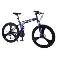 Offre Spéciale vélo de montagne pliant bon marché 20/24/26 pouces Cycle avec cadre en acier personnalisé engrenages roue vélo pliable pour adultes