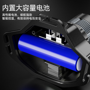 Linterna Frontal LED Recargable Xinster T249 con Zoom y Pantalla Digital para Pesca Nocturna - Product Image 4