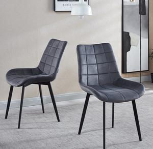 <span class=keywords><strong>Chaise</strong></span> en velours noir en métal de style moderne confortable, nouvelle conception, pour salon, salle à manger, <span class=keywords><strong>chaise</strong></span> d'appoint pour la maison, l'hôtel - Product Image 2