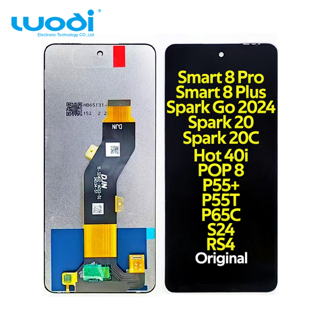 Pantalla for Tecno Spark Go 2024 X6525 Pop 8 Spark 20 Smart 8 Pro Universal Fit Original Replacement LCD Téléphones Le Prix