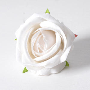 Cabeza <span class=keywords><strong>de</strong></span> flor Rosa Artificial terciopelo rojo rosa falsa para boda Baby Show decoración <span class=keywords><strong>de</strong></span> pasteles cabezas <span class=keywords><strong>de</strong></span> flores artificiales - Product Image 3