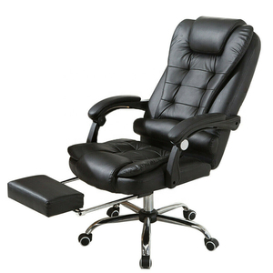 Haute qualité 7 points Massage 360 pivotant <span class=keywords><strong>ergonomique</strong></span> en cuir Pu <span class=keywords><strong>chaise</strong></span> à dossier haut <span class=keywords><strong>chaise</strong></span> de <span class=keywords><strong>bureau</strong></span> de Massage <span class=keywords><strong>ergonomique</strong></span> avec repose-pieds - Product Image 3