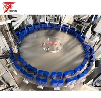 Équipement de production entièrement automatique pour le remplissage et le capsulage d'huiles parfumées en verre – Machine de remplissage, sertissage et pressage de parfums