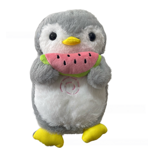 Jouet en peluche qui respire, brille et diffuse de la <span class=keywords><strong>musique</strong></span>, comprend un renard, un chat et un capybara, un compagnon magique <span class=keywords><strong>pour</strong></span> apaiser et favoriser le sommeil - Product Image 3