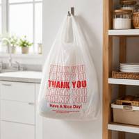Sacs de courses en plastique réutilisables épais, matériau résistant aux déchirures, production personnalisée en usine pour les distributeurs mondiaux