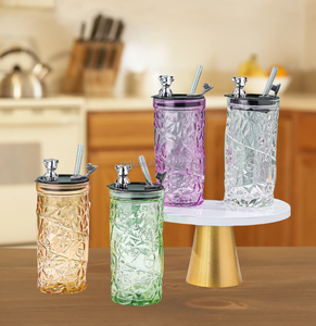 Nueva Taza de Agua de Vidrio KZR con Diseño de Oso Adorable de 350 ml, Tazas Modernas de Alta Calidad para Beber Café con Tapas Bonitas y Pajita - Product Image 6