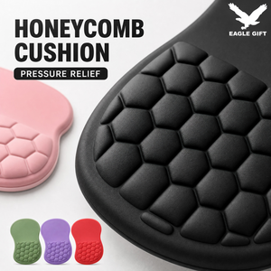 Alfombrilla de Ratón Ergonómica de Espuma Viscoelástica con Soporte para Muñeca, Base de Goma Antideslizante, Almohadilla para Alivio del Dolor de Muñeca, para Computadora - Product Image 2