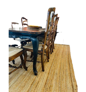 Premium Handmade Jute Rug Modern Design Natural Fiber Anti-Bacteria Waterproof Home Floor <b>Mat</b> Private Label Manufacturer - Product Image 1