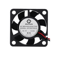 Ventilateur 5V à double roulement à billes 30x30x07mm, mini-refroidisseur haute vitesse pour casque VR et gadgets intelligents