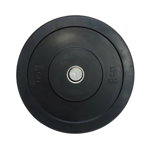 High Quality Gym <strong>Training</strong> Weightlifting Black Rubber Barbell Bumper Weight <strong>Plates</strong> - Product Image 5